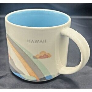 Starcucks Your Are Here HAWAII MugBlue Interior, Faded Graphics 14 Oz